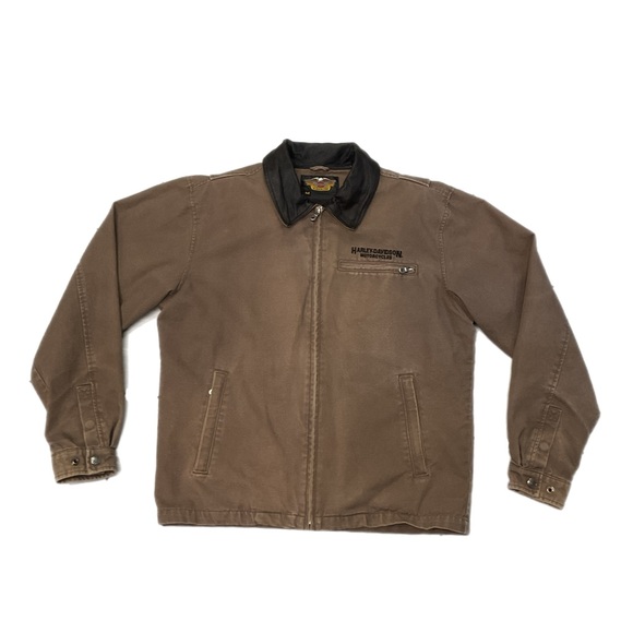 Vintage Harley-Davidson Brown CanvasJacket